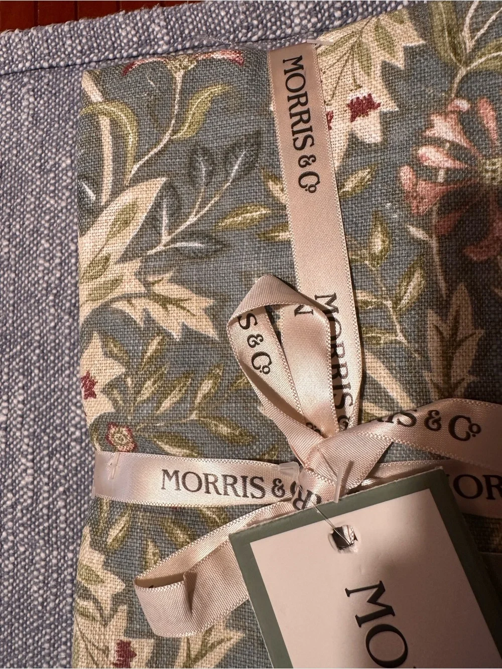 Morris & Co Floral Cotton Napkins set of 8 napkings “Wilhelmina” design